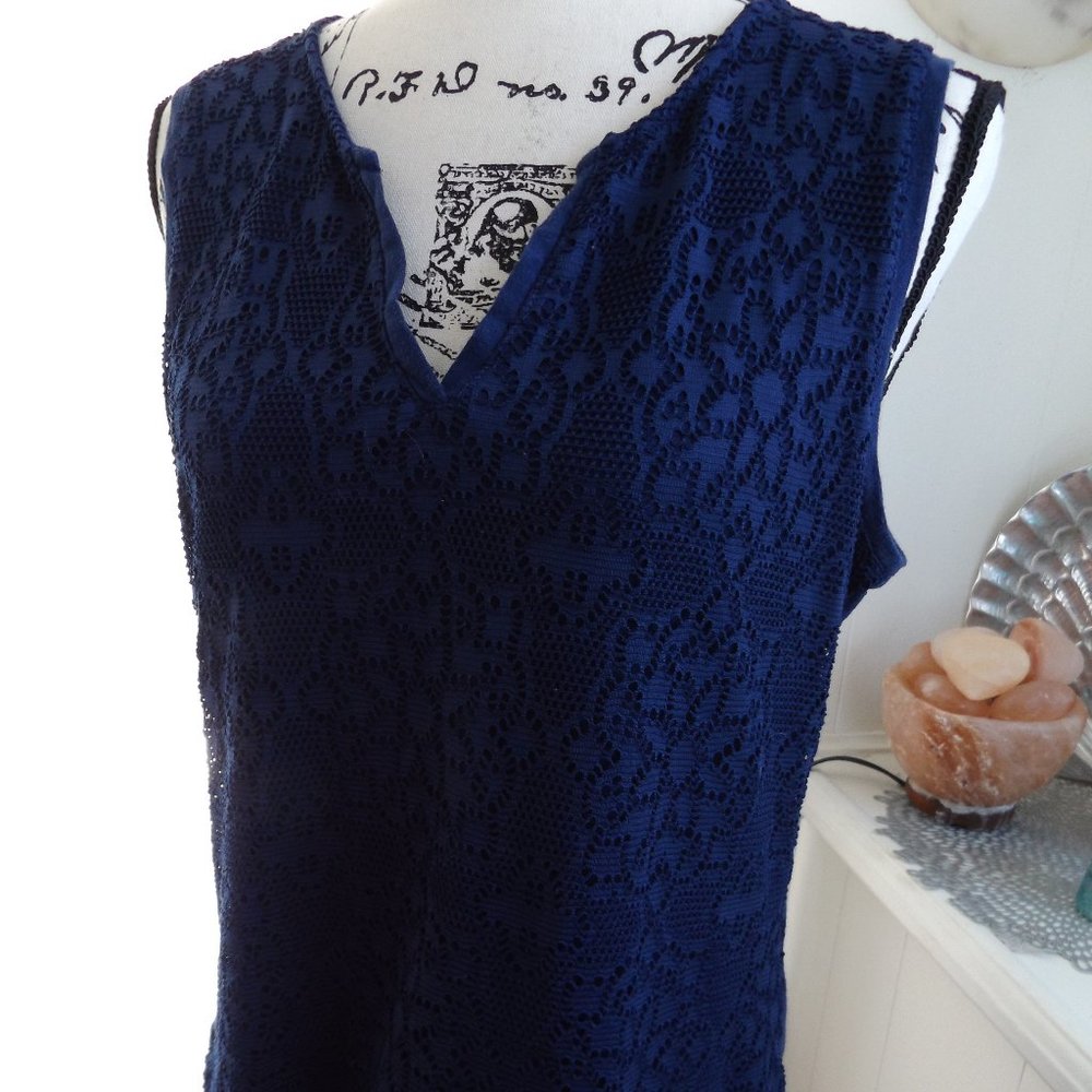 Liz Claiborne Lace Front Tank